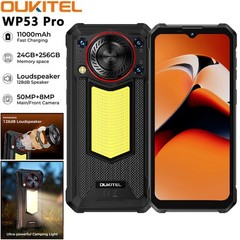 Global OUKITEL WP53 PRO 4G LTE Rugged Phone Android 15 Mobile Outdoor 11000mAh