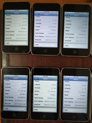 Lot of 10 Apple iPod Touch 2nd Generation 8GB A1288