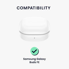 Cat Black/White Silicone Case for Samsung Galaxy Buds FE – kwmobile Cover