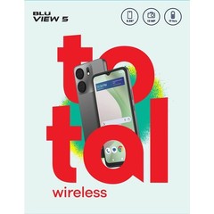 Total Wireless BLU View 5 (4pk) Unlocked Wi-Fi Only, 6.56&Prime; HD+, 64GB