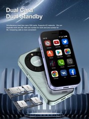 Unlocked Mini 3.0&Prime; HD Display Small Smartphone Android 10.0 4G LTE 16GB 2000mAh
