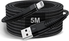 Fast Charging Nylon Braided Charger for iPhone 14 Pro Max/14, 16ft Cable