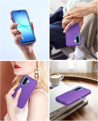 Case for Samsung Galaxy A17 5G, Heavy Duty Rugged Protective Dual-Layer Cover