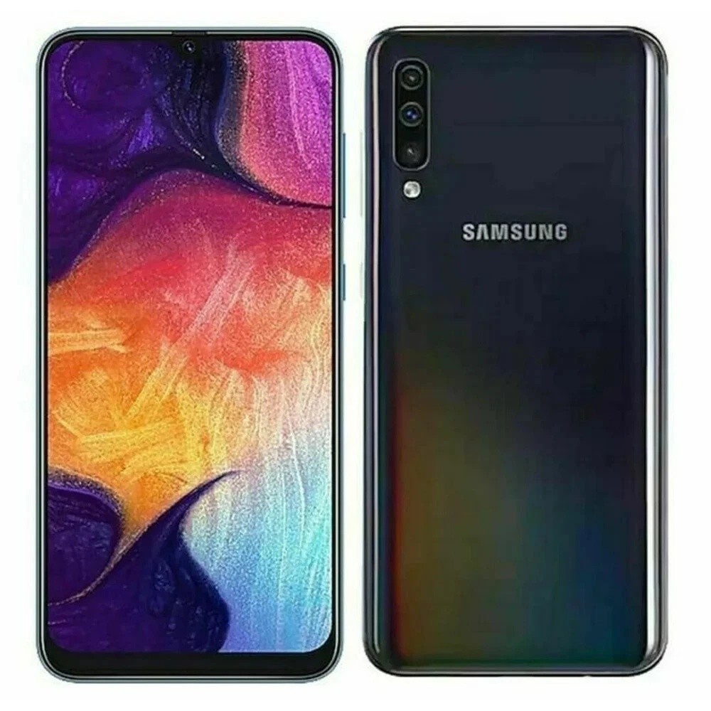 Samsung Galaxy A50 SM-A505U Verizon Unlocked 64GB Black A Heavy Burn