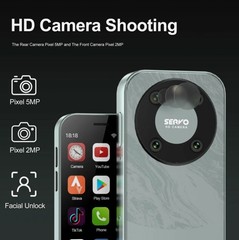 Mini 3.0&Prime; HD Display Small Smartphone Android 10.0 Network 4G LTE 16GB 2000mAh