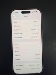 Apple iPhone 17 Pro – 256GB Orange Verizon – Good condition