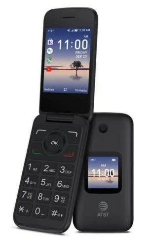 Alcatel AT&T CINGULARFLIP U102AA 2.8&Prime; 4GB/0.5GB 4G LTE Prepaid Flip Phone