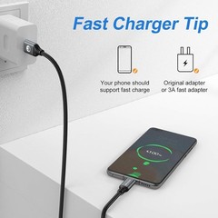 5 Pack 3A USB Type-C Fast Charger for iPhone 17/17 Pro, 6Ft
