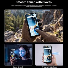 4G LTE Rugged Phone Android 16 Waterproof Dual Speaker 50MP AI Camera FOSSiBOT