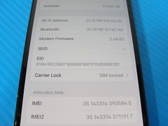 Apple iPhone 14 5G 128GB A2649 AT&T Black GSM + CDMA /Cracked Back