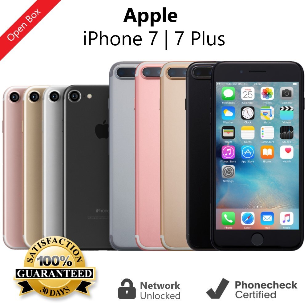 Apple iPhone 7 | 7 Plus – 32GB | 128GB | 256GB (Unlocked) AT&T Verizon T-Mobile