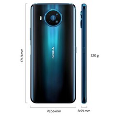 Original Nokia 8.3 5G 5G 64GB ROM DUAL SIM 6.81&Prime; 64MP SmartPhone EXCELLENT US A+