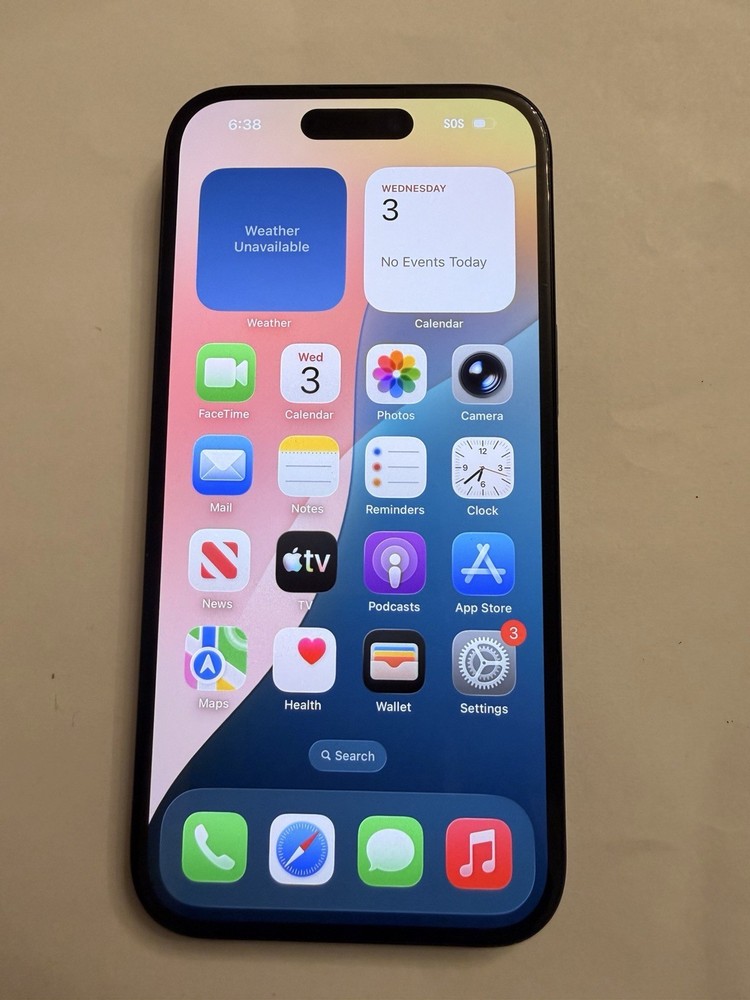 Apple iPhone 15 – 256 GB – Black (Unlocked) Fair – A2846