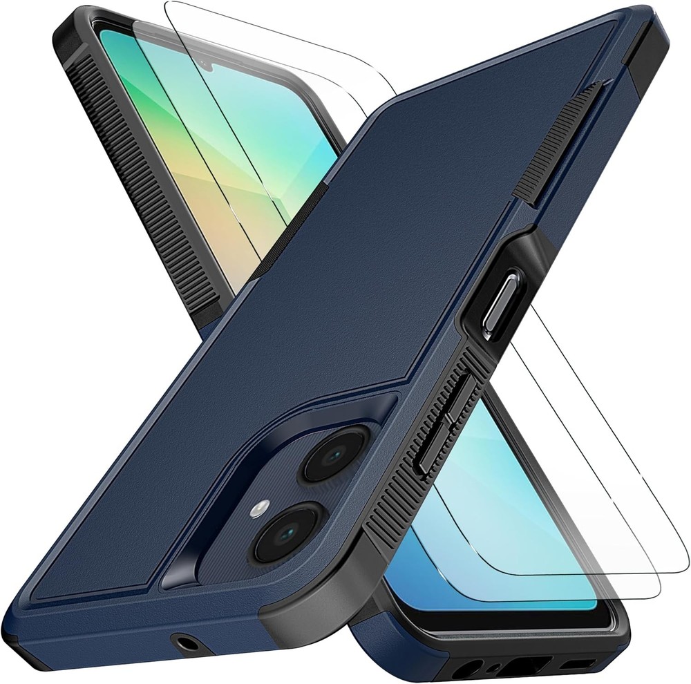 Heavy Duty Full-Body Shockproof Case for Samsung Galaxy A06 6.7&Prime; – Blue