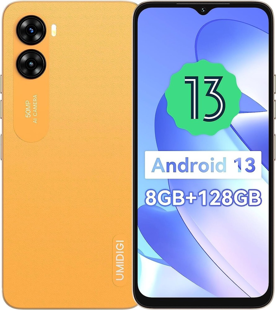 UMIDIGI G3 MAX 6.6&Prime; 8+128GB Unisoc T606 Smartphone 50MP Camera Android 13 Unlock