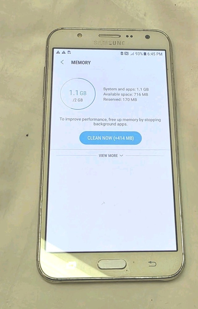 Samsung SM-J700T Galaxy J7 Unlocked Smartphone GOOD (White) [24]