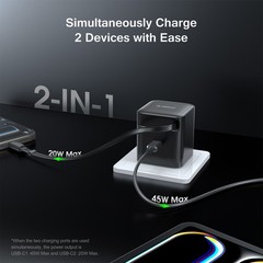AC House Electric Wall Outlet To USB Socket Adapter Fast Rapid Charger Converter