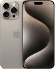 Apple iPhone 15 Pro Max A2849 (AT&T Only) 256GB Natural Titanium (Very Good)