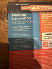 Samsung A15 5G 6.5&Prime; 128GB Blue – Only Boost Mobile