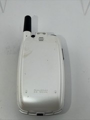 Kyocera Virgin Mobile White & Black Wireless Color Screen Cellular Flip Phone
