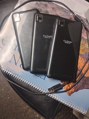 3 Cracked USED TRUCONNECT CLOUD MOBILE STRATUS C7 DUAL-SIM BLACK