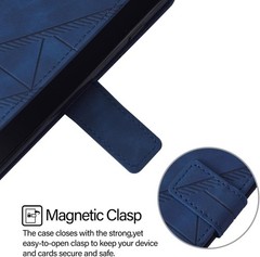 1. For Motorola Edge 2025 5G Edge 60 Fusion 5G Shockproof Wallet Case, Blue 2.
