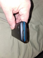 LG CF360 AT&T Slider Phone Blue Black Used Works