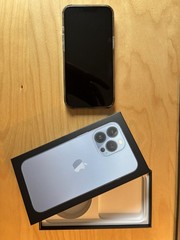 Apple iPhone 13 Pro A2483 Unlocked 256GB Sierra Blue (BLACK SCREEN, orig.box)