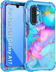 Galaxy A17 5G Case, Heavy Duty Full Body Shockproof Protection 3 in 1 Hybrid Cas