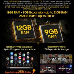 Blackview BV9300 4G LTE 6.7&Prime; Rugged Cell Phone Android Mobile Measuring Outdoor
