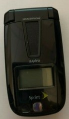 READ BEFORE BUY Sanyo SCP 3200 – Midnight Black Cell Phone Very Good Used