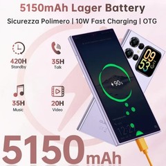 OUKITEL Dual Screen C62 Android 15 Phone, 16GB (4+12 Virtual) + 128GB Unlocked