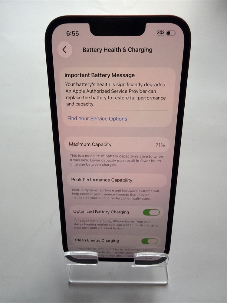 Apple iPhone 13 128GB Red T-mobile Carrier Excellent A Grade 71% Battery