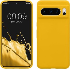 Google Pixel 8 Pro Case – TPU Silicone Cover with Soft Finish in Radiant Yellow