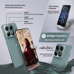 Motorola Edge 70 Pro+ | 256GB | 12GB RAM | Green | Global Version Unlocked NFC