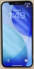 USED GREEN GSM UNLOCKED iPhone 12, 256GB A2172 MGF33LL/A WITH 78% BATTERY HEALTH