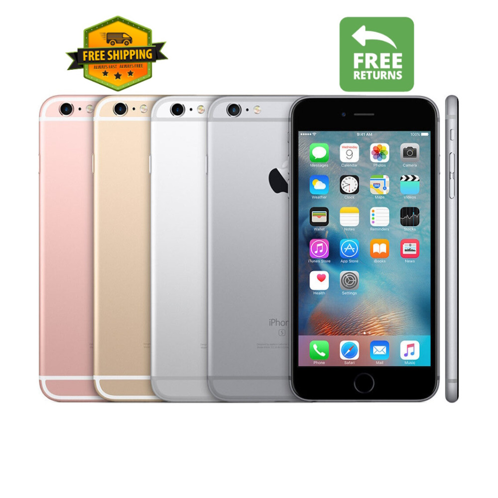 Apple iPhone 6s – Gold Gray – At&t Unlocked 16GB, 32GB, 64GB, 128GB