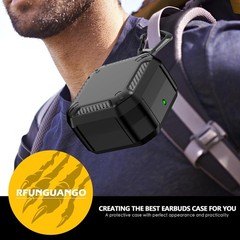 Black TPU Protective Case for Samsung Galaxy Buds 4 / Buds 4 Pro, Shock-Absorbin