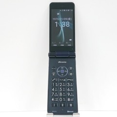 AQUOS Sharp SH-01J Keitai black navy / Docomo Unlocked 4G Android FLIP PHONE