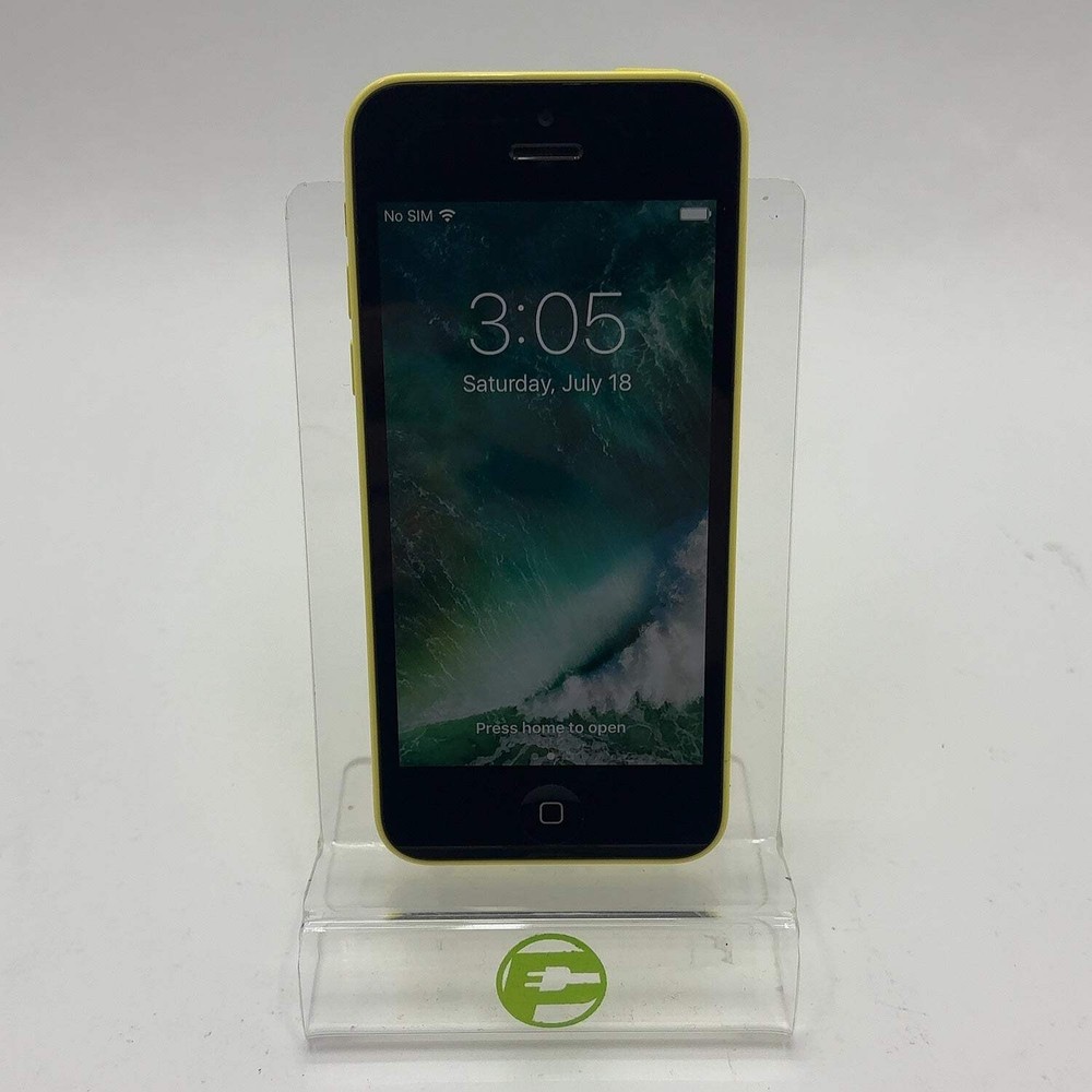 Unlocked Apple iPhone 5c 16GB 10.3.3 Yellow ME554LL/A