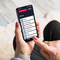 Lively® – Jitterbug Smart4 Smartphone for Seniors – Black