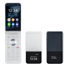 ALT MIVE Style Folder 2 AT-M140 (32GB, Unlocked, LTE/3G) – Black / White