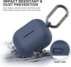 Midnight Blue Silicone Protective Case for Samsung Galaxy Buds 3 FE / Pro 2025
