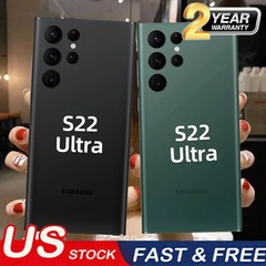 New Samsung Galaxy S22 Ultra 5G 128GB~512GB SM-S908U GSM CDMA Factory Unlocked