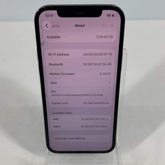 Broken Unlocked Apple iPhone 12 256GB MGEX3LL/A