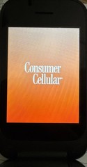 Consumer Cellular-Iris Flip- SH3320 3.2&Prime; 8GB Flip Phone-C Bk -SH3320CB Works