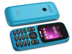 BLU Z5 Z210 1.8&Prime; 2G Cell Phone 32MB VGA GSM Unlocked Dual SIM (Cyan)
