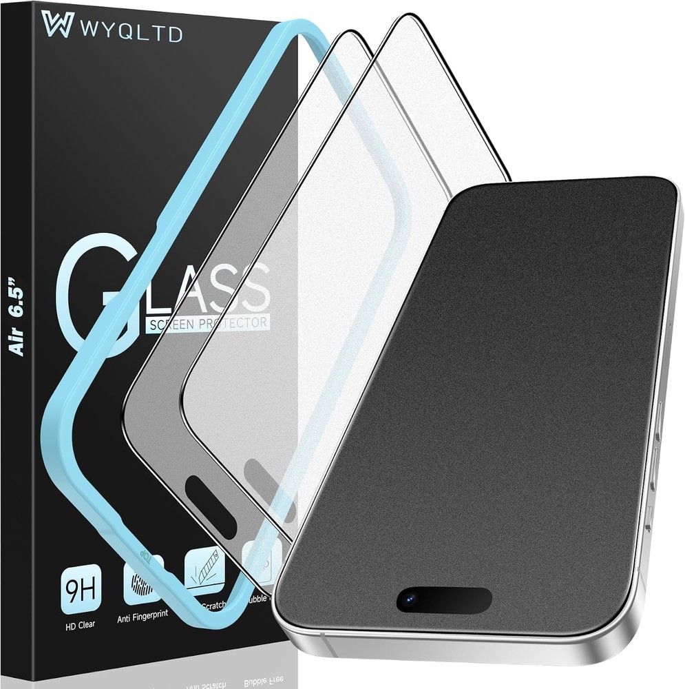 2PCS Matte Screen Protector for iPhone Air 6.5 Inch Anti Glare Anti Fingerprint