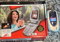 LG Vx-5200 Very Rare – For Collectors – No Sim, Original Box, Verizon, CDMA, 🔥