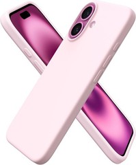 Slim Liquid Silicone Case for iPhone 16 (6.1&Prime;) – Shockproof Soft Gel Rubber Cove